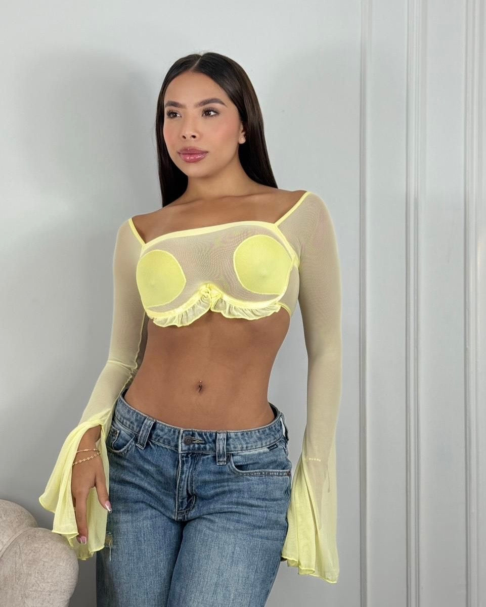 Crop Top Velour